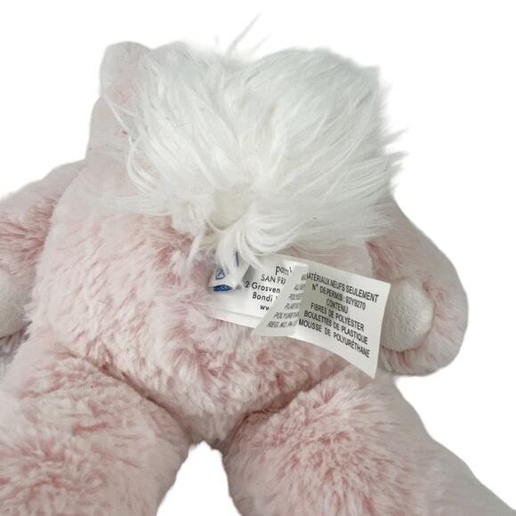 Pottery Barn Kids Pink Bunny Rabbit White Cottontail 14" - Picture 5 of 11